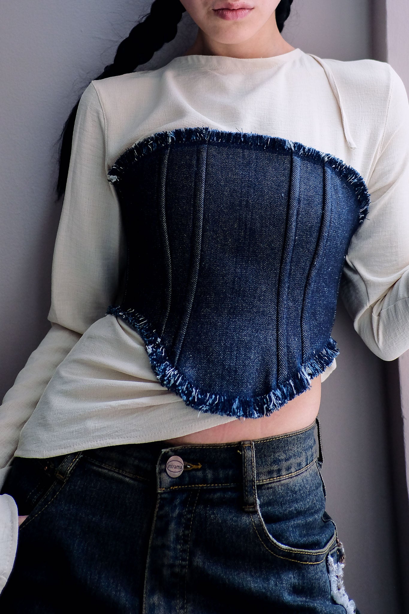 Basic Demin Corset